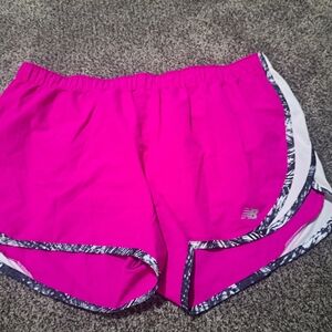 New Balance Women's Athletic Shorts in Vibrant Pink